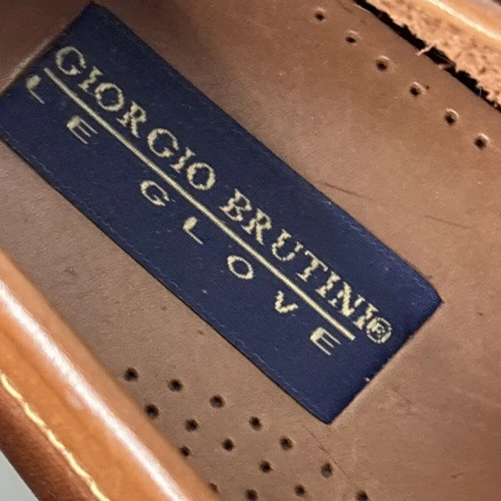 Giorgio Brutini Shoes Mens Size10M  Tassel Loafers Leather SlipOn
